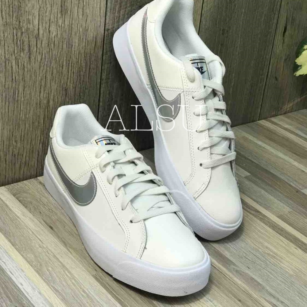 NWT Nike Court Royals AC Leather Sail W AUTHENTIC - Picture 3 of 8